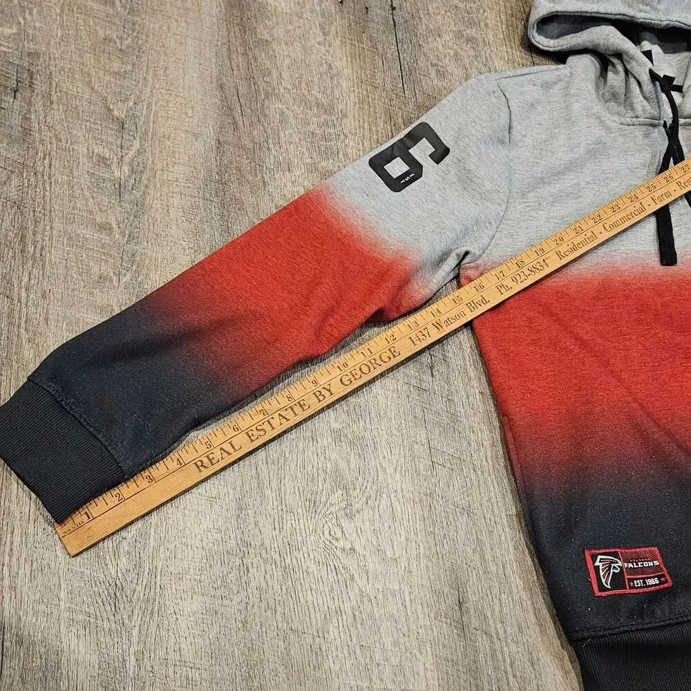 Atlanta Falcons NFL Team Apparel  Youth Kids Size Large Full Front Zip Pockets